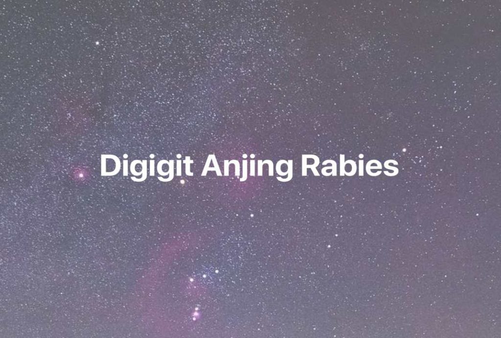 Gambar Mimpi Digigit Anjing Rabies