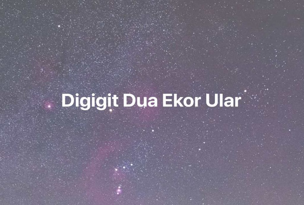 Gambar Mimpi Digigit Dua Ekor Ular