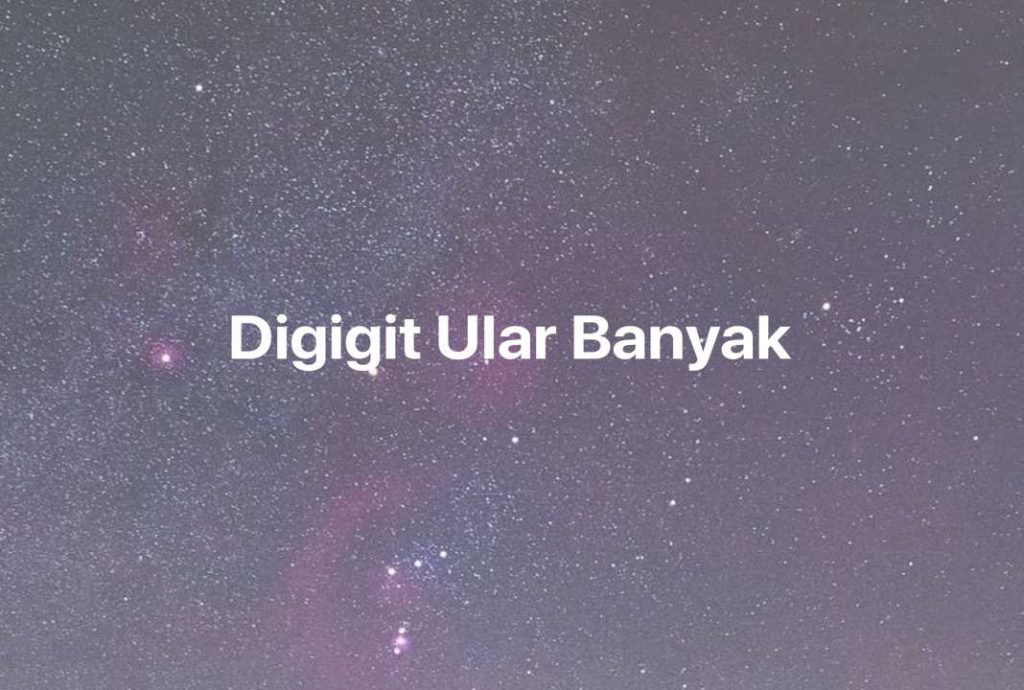 Gambar Mimpi Digigit Ular Banyak