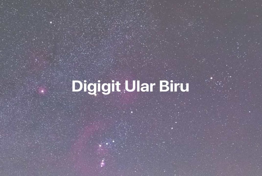 Gambar Mimpi Digigit Ular Biru