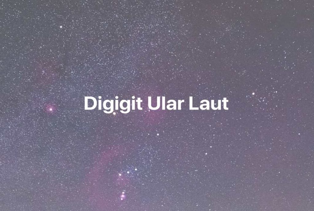 Gambar Mimpi Digigit Ular Laut