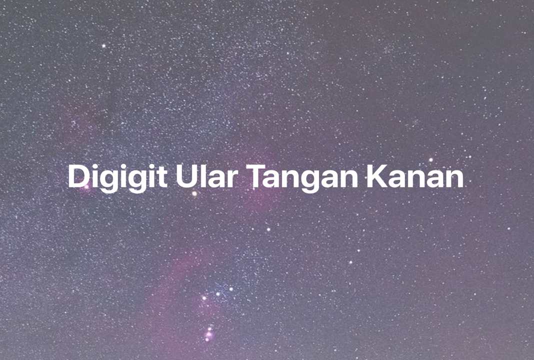 Gambar Mimpi Digigit Ular Tangan Kanan