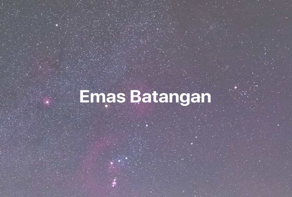 Gambar Mimpi Emas Batangan