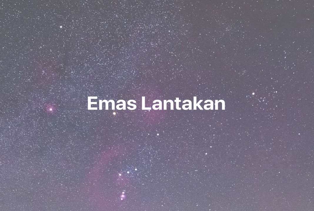 Gambar Mimpi Emas Lantakan