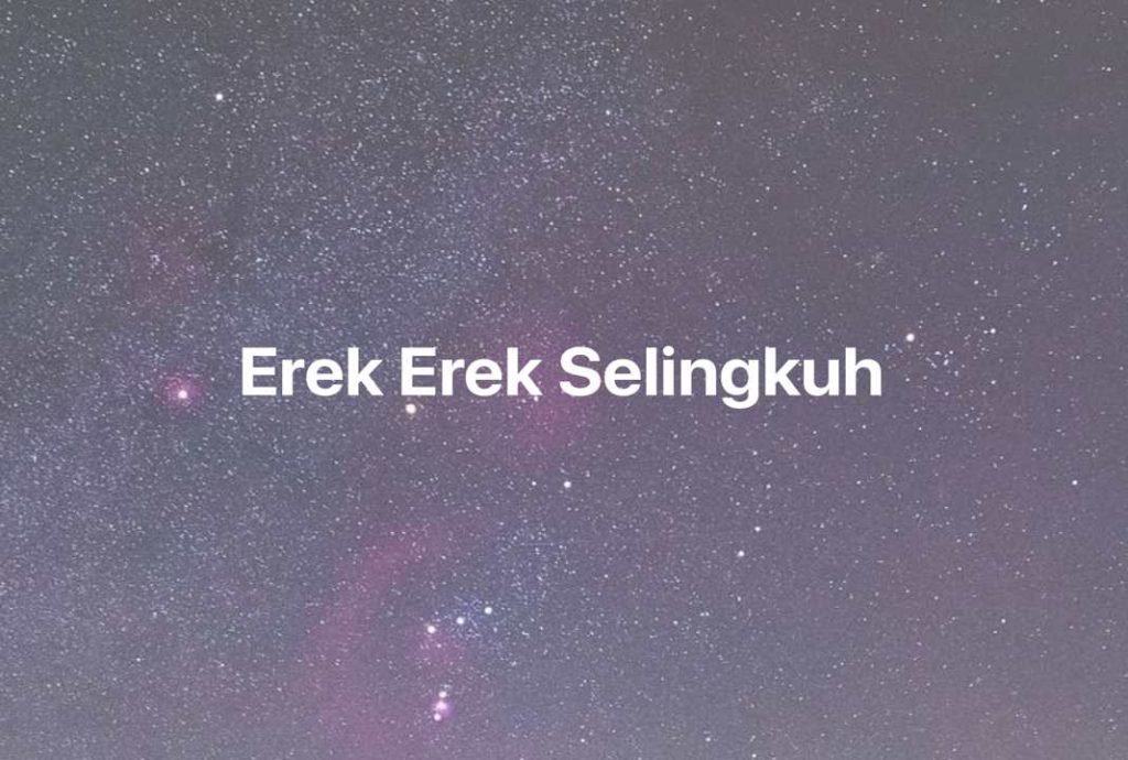 Gambar Mimpi Erek Erek Selingkuh