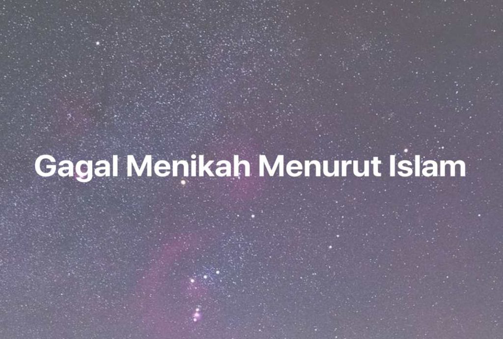 Gambar Mimpi Gagal Menikah Menurut Islam