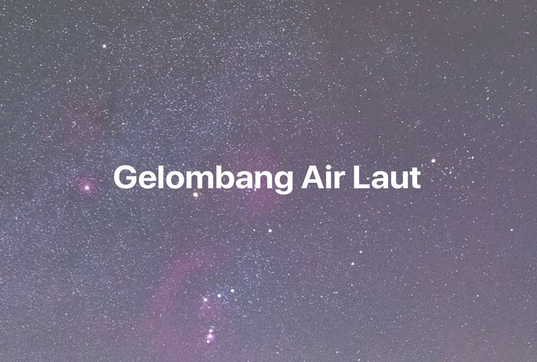 Gambar Mimpi Gelombang Air Laut