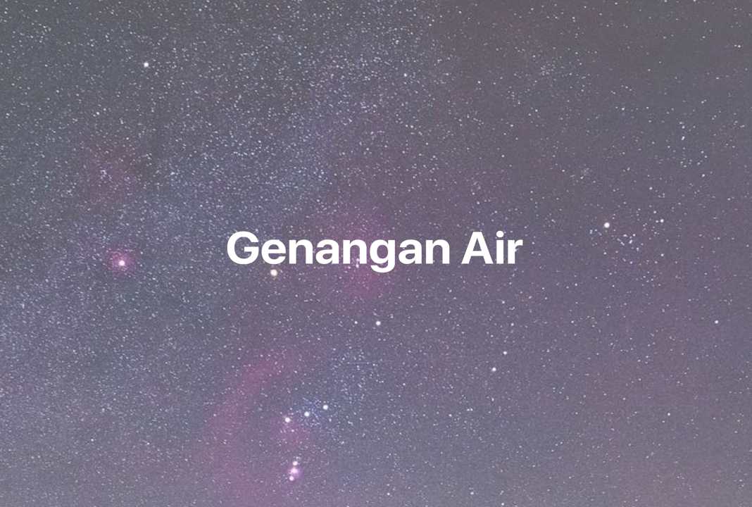 Gambar Mimpi Genangan Air