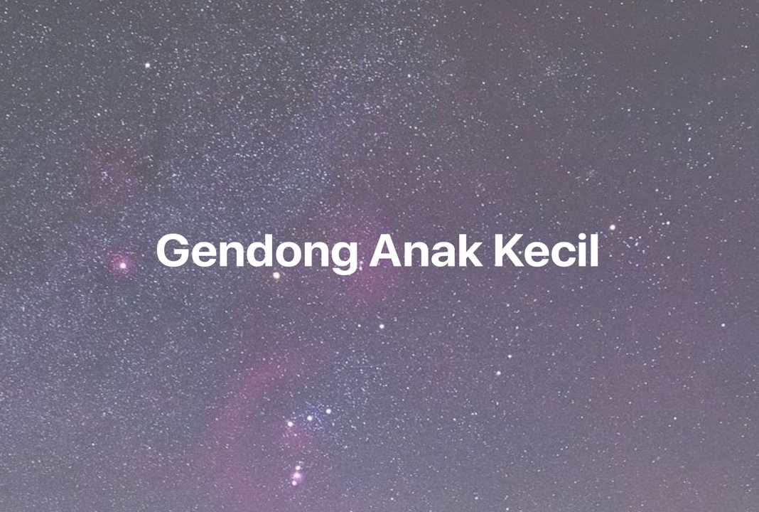 Gambar Mimpi Gendong Anak Kecil