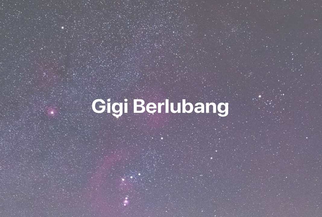 Gambar Mimpi Gigi Berlubang