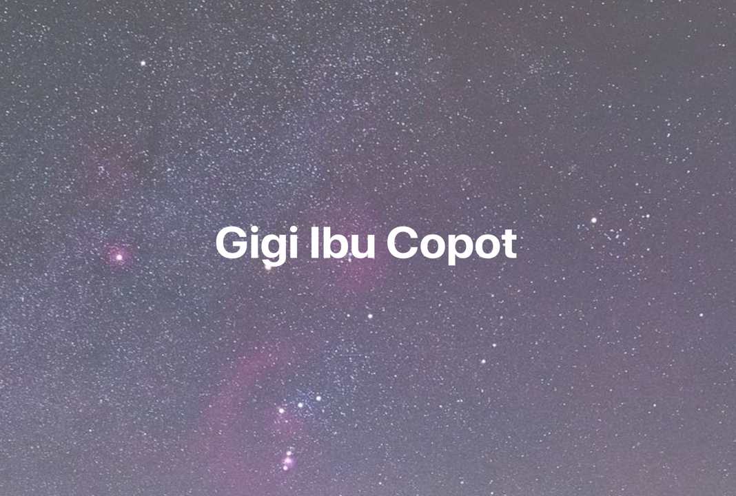 Gambar Mimpi Gigi Ibu Copot