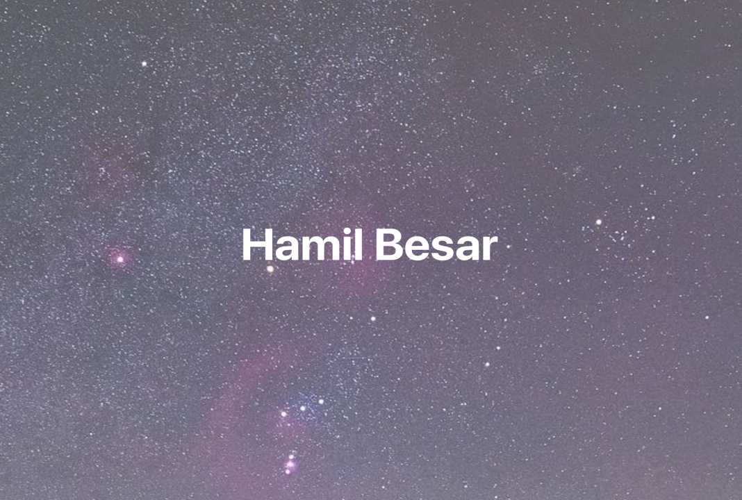 Gambar Mimpi Hamil Besar