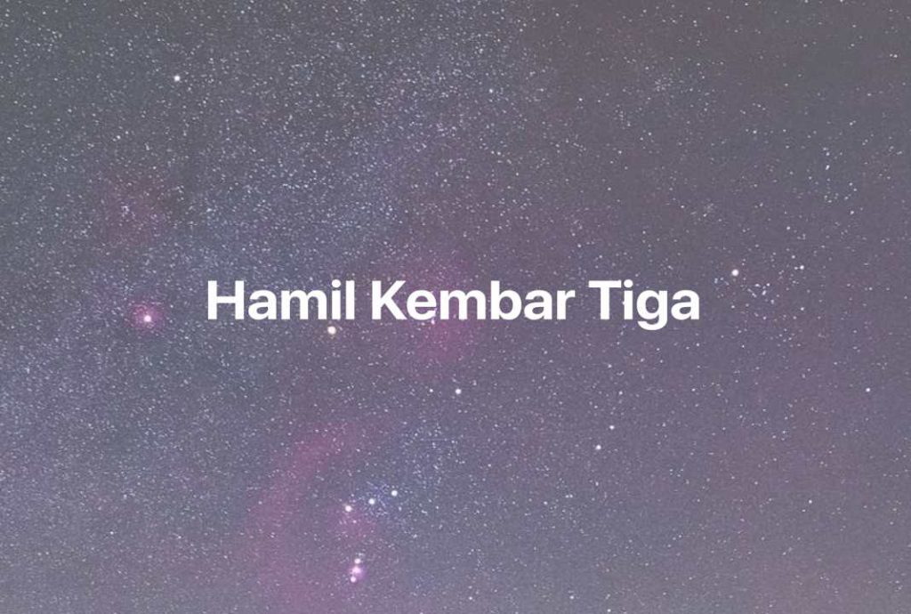 Gambar Mimpi Hamil Kembar Tiga