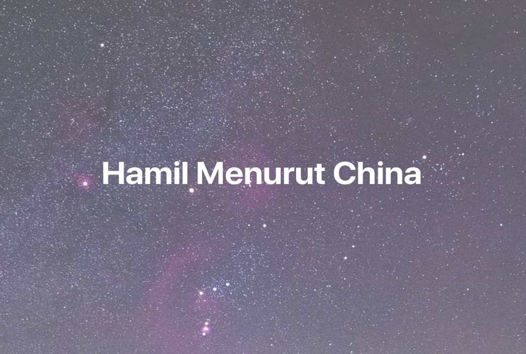 Gambar Mimpi Hamil Menurut China