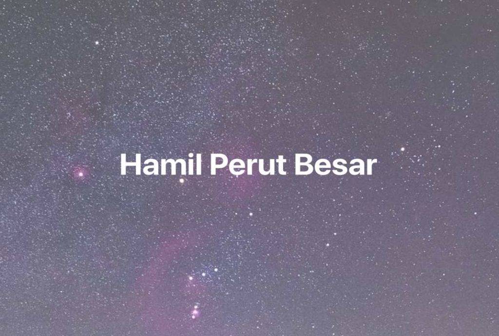 Gambar Mimpi Hamil Perut Besar