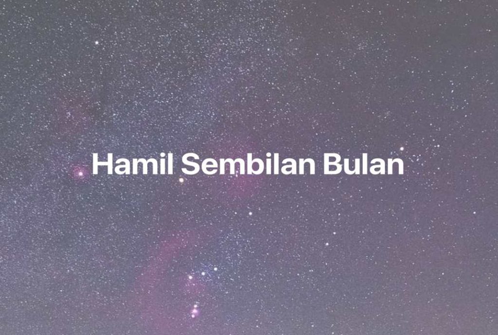 Gambar Mimpi Hamil Sembilan Bulan