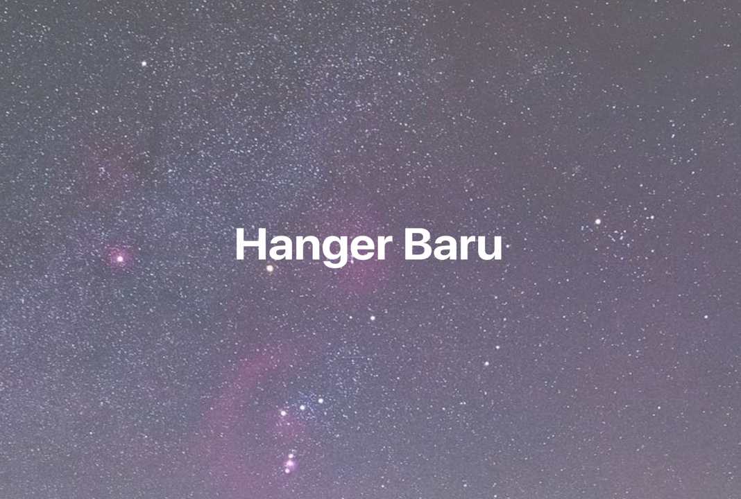 Gambar Mimpi Hanger Baru