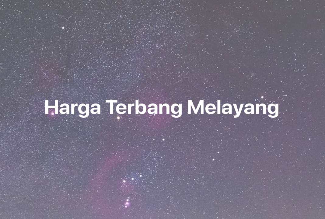 Gambar Mimpi Harga Terbang Melayang