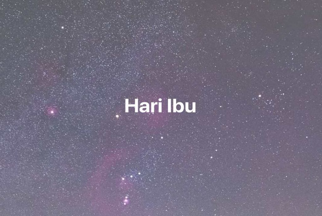 Gambar Mimpi Hari Ibu