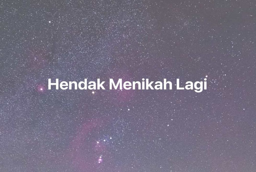 Gambar Mimpi Hendak Menikah Lagi