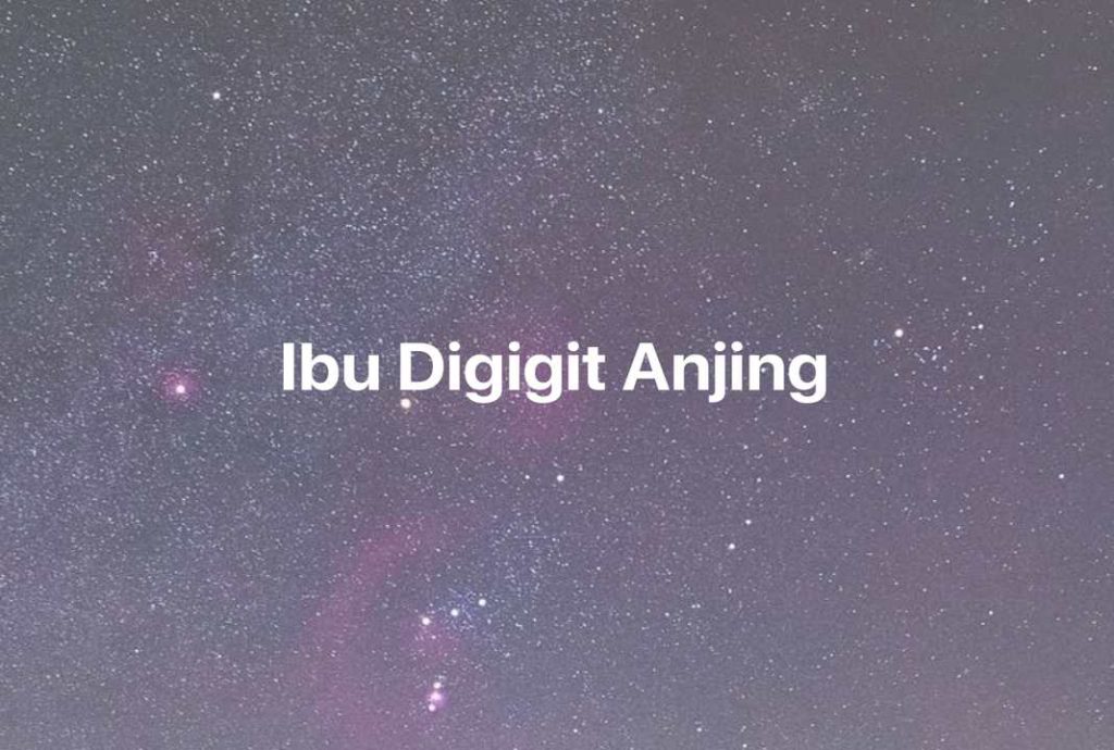 Gambar Mimpi Ibu Digigit Anjing