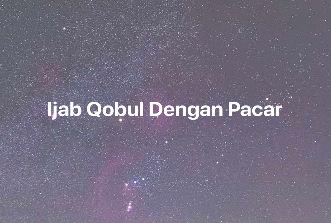 Gambar Mimpi Ijab Qobul Dengan Pacar