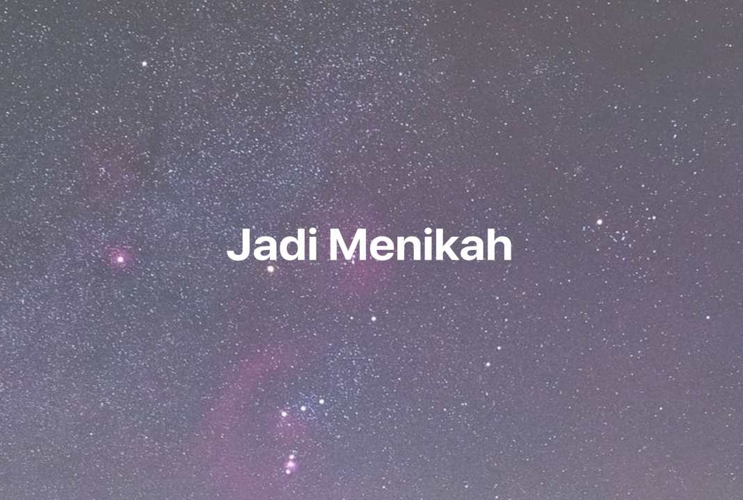 Gambar Mimpi Jadi Menikah