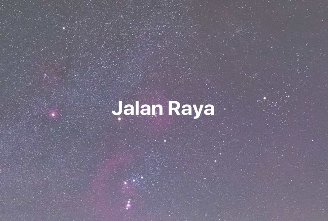 Gambar Mimpi Jalan Raya