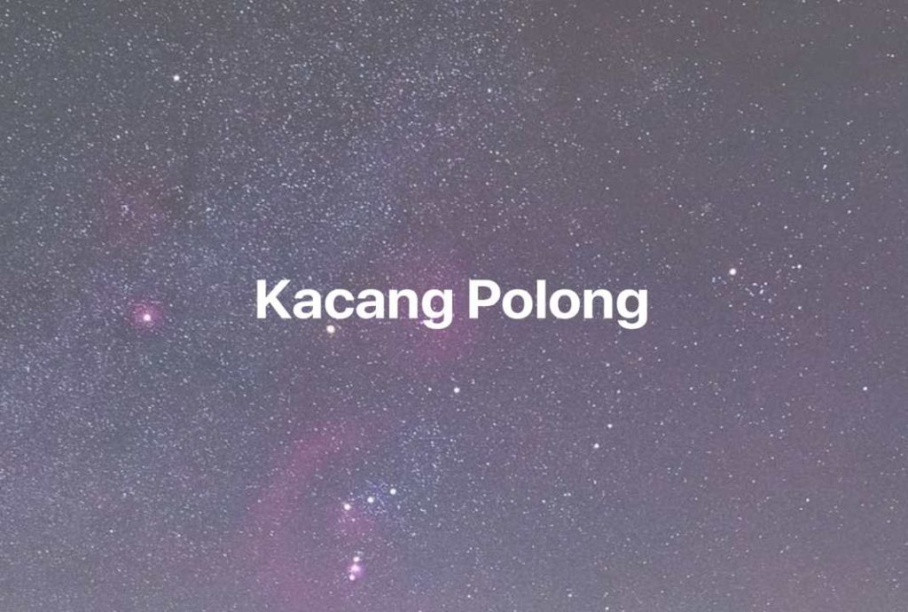 Gambar Mimpi Kacang Polong