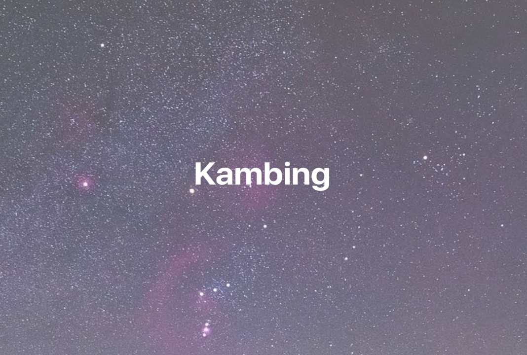 Gambar Mimpi Kambing