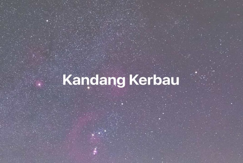 Gambar Mimpi Kandang Kerbau