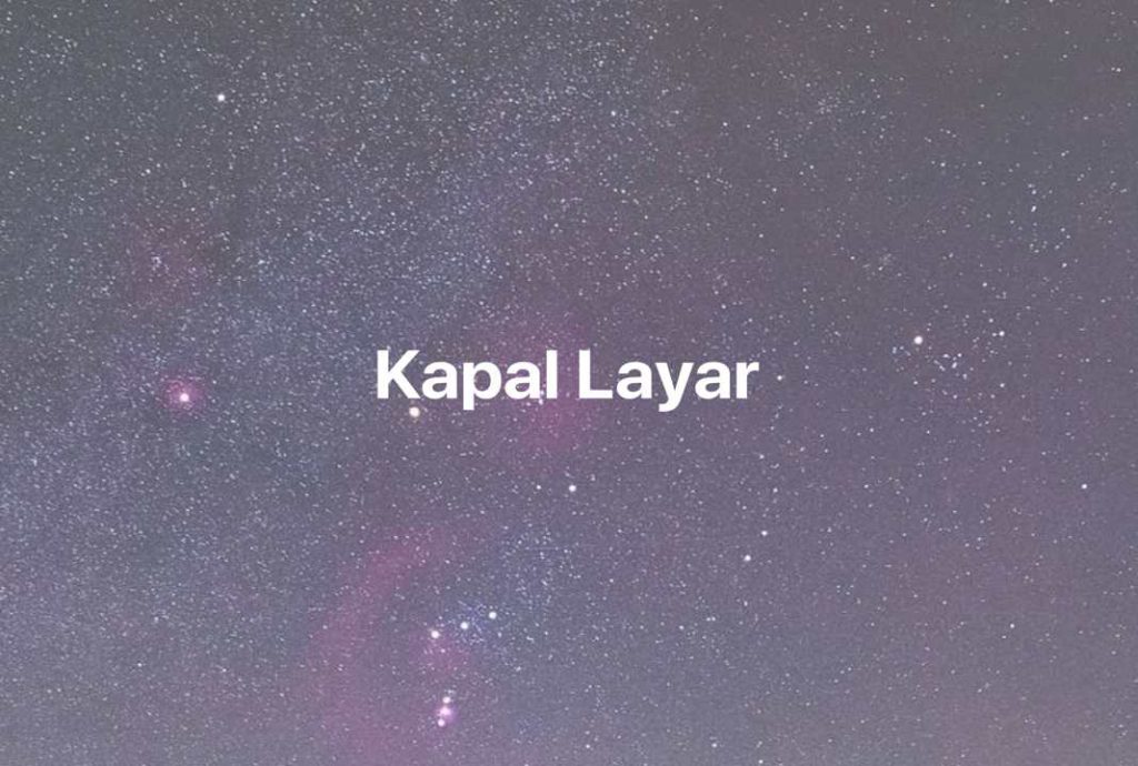 Gambar Mimpi Kapal Layar