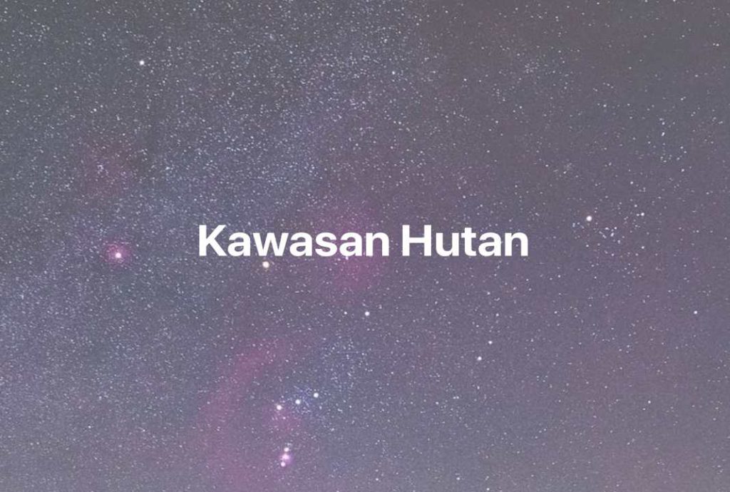 Gambar Mimpi Kawasan Hutan