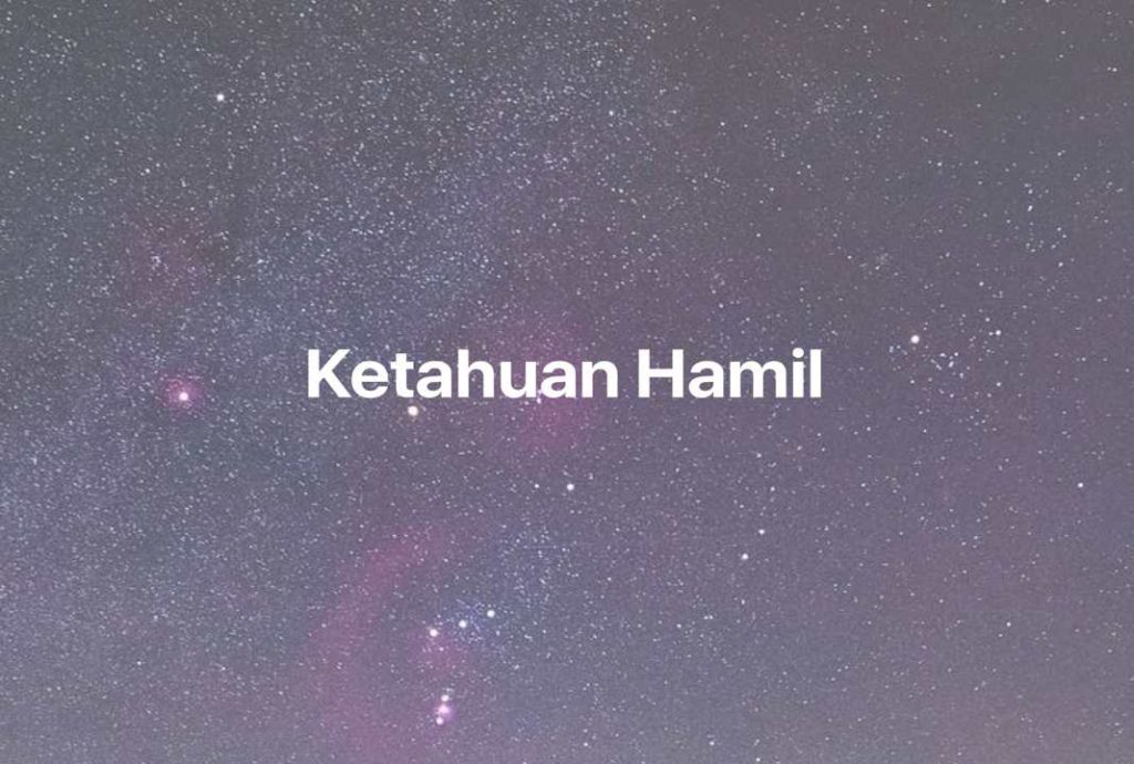 Gambar Mimpi Ketahuan Hamil