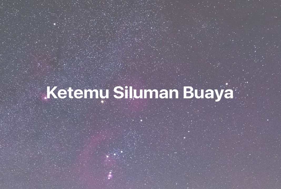 Gambar Mimpi Ketemu Siluman Buaya