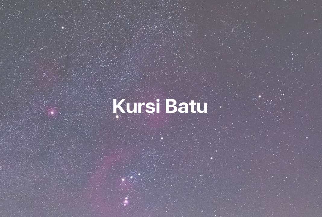 Gambar Mimpi Kursi Batu