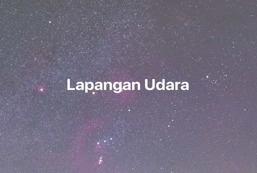 Gambar Mimpi Lapangan Udara