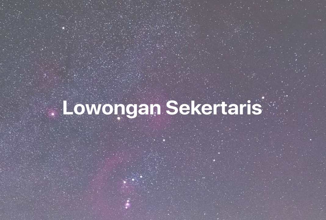 Gambar Mimpi Lowongan Sekertaris