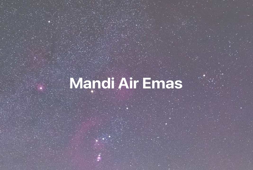 Gambar Mimpi Mandi Air Emas