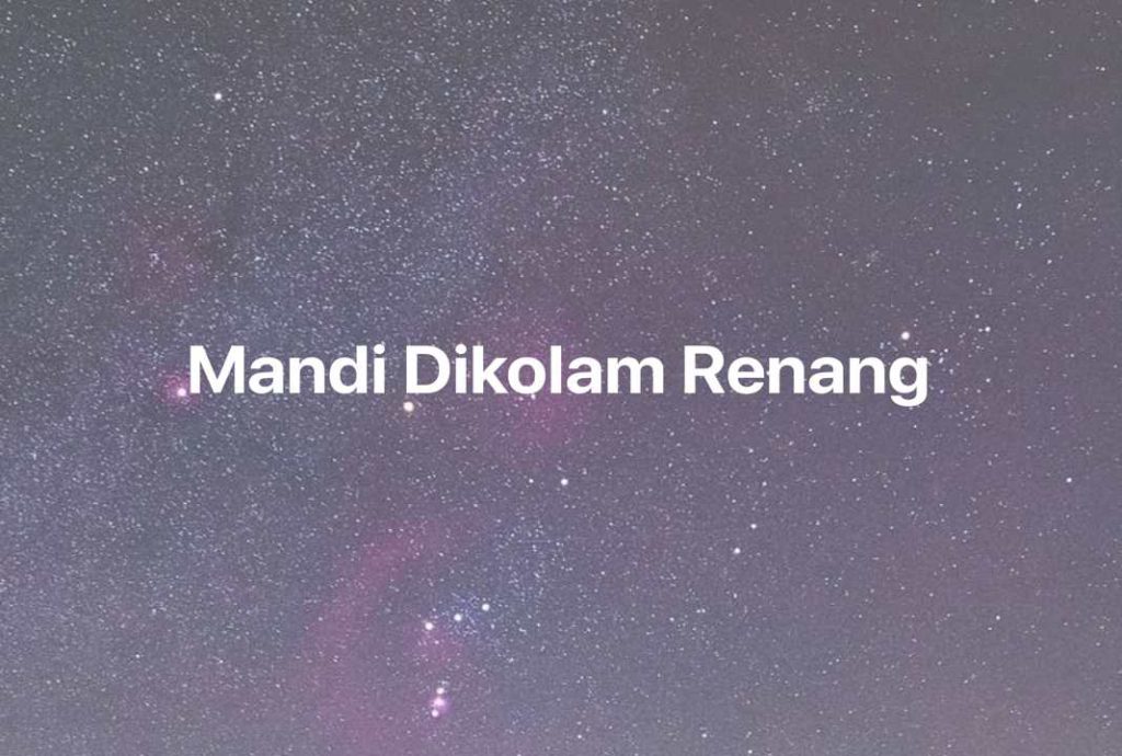 Gambar Mimpi Mandi Dikolam Renang