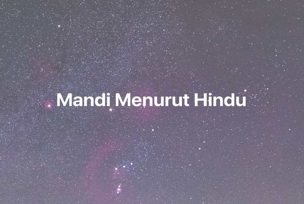 Gambar Mimpi Mandi Menurut Hindu