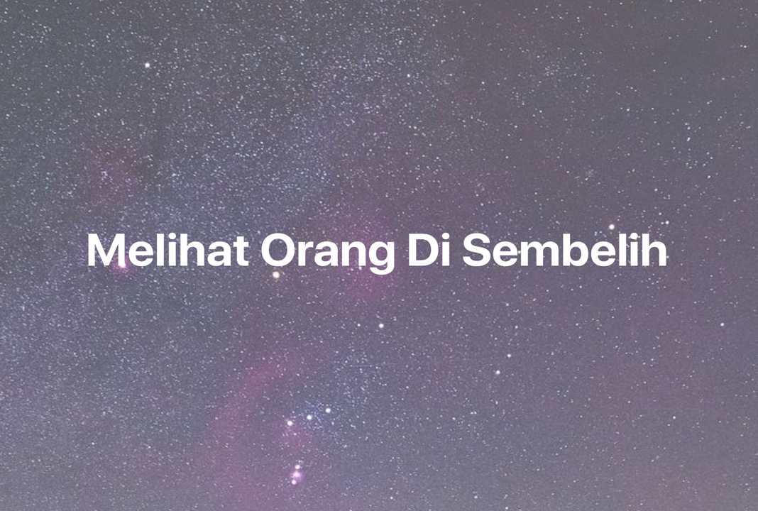 Gambar Mimpi Melihat Orang Di Sembelih