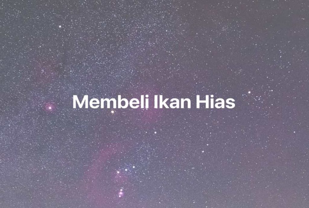 Gambar Mimpi Membeli Ikan Hias