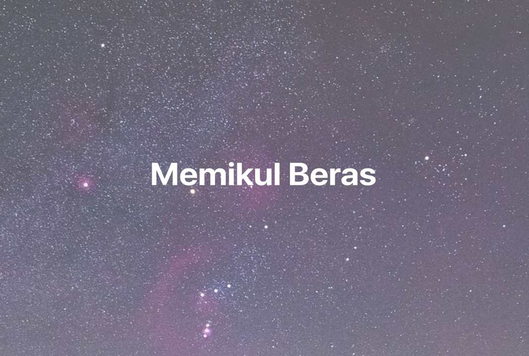 Gambar Mimpi Memikul Beras