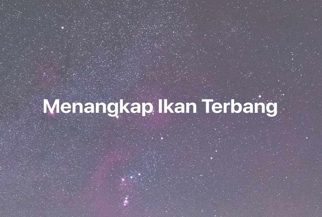 Gambar Mimpi Menangkap Ikan Terbang