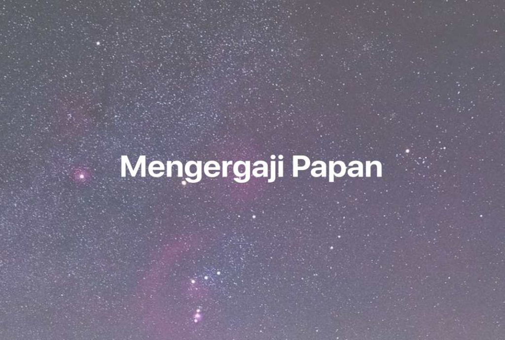 Gambar Mimpi Mengergaji Papan