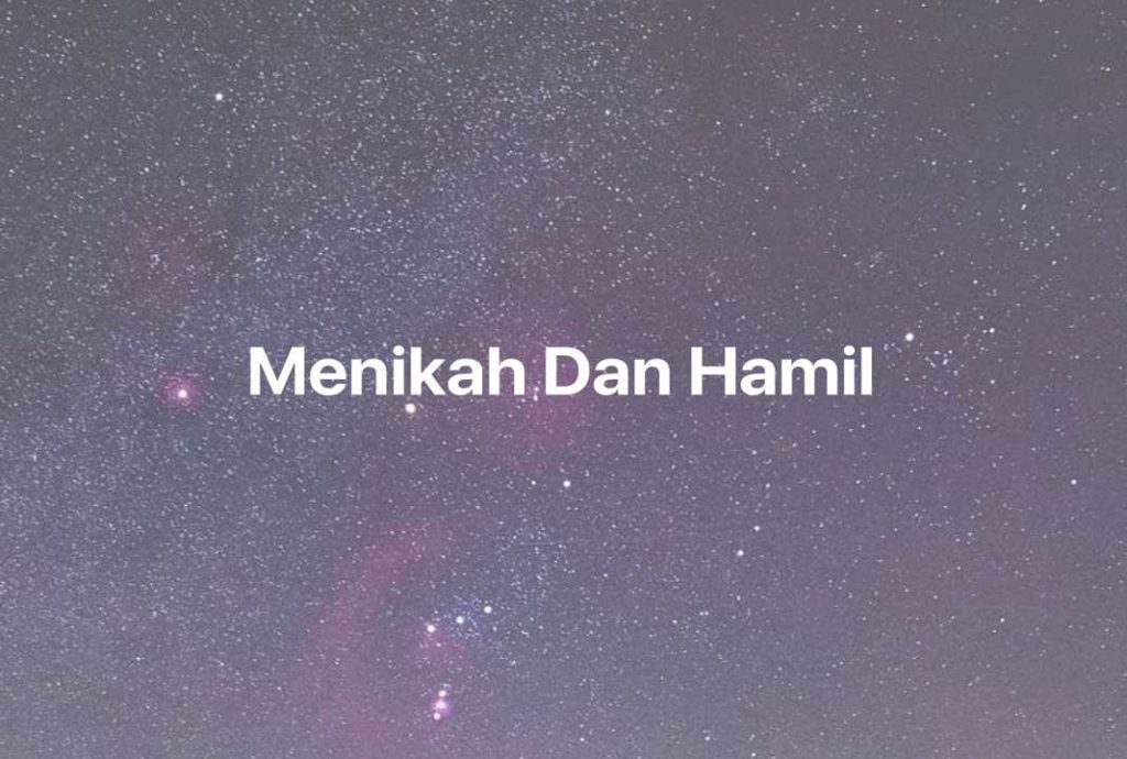 Gambar Mimpi Menikah Dan Hamil