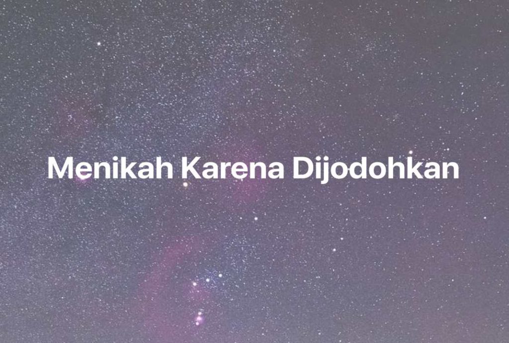 Gambar Mimpi Menikah Karena Dijodohkan