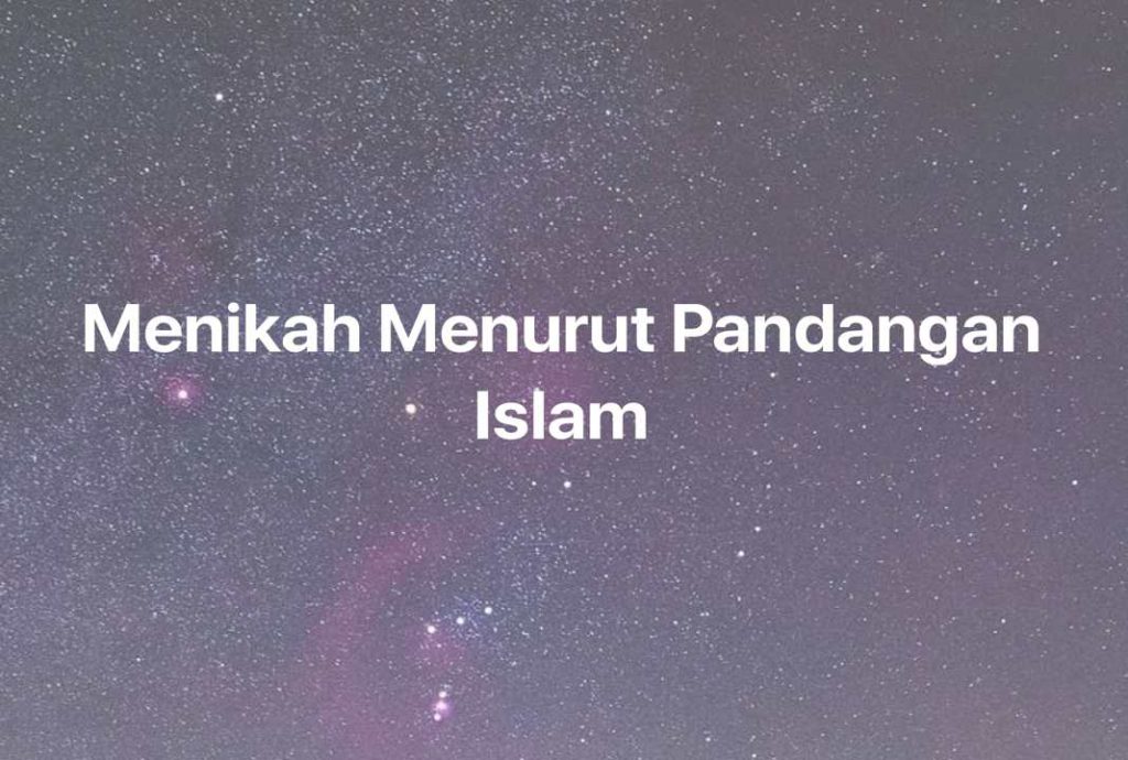 Gambar Mimpi Menikah Menurut Pandangan Islam