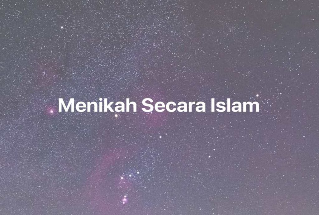 Gambar Mimpi Menikah Secara Islam